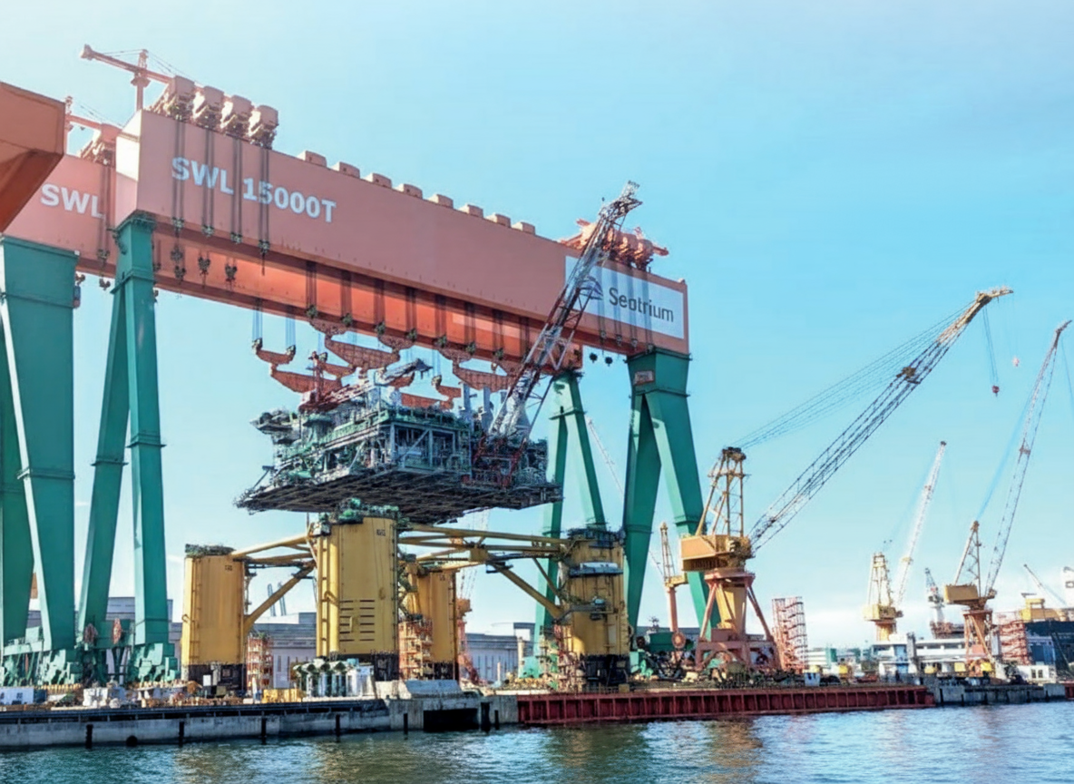 Seatrium and Cochin Shipyard representatives sign MoU for offshore cooperation in India and Asia