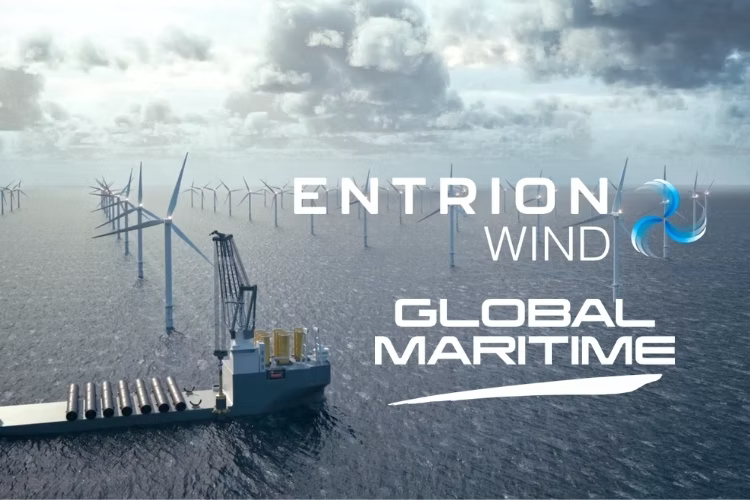 Rendering of MOL and MODEC floating CO₂ storage and injection unit (FSIU) at sea, connected to LCO₂ carriers for offshore carbon capture and storage.