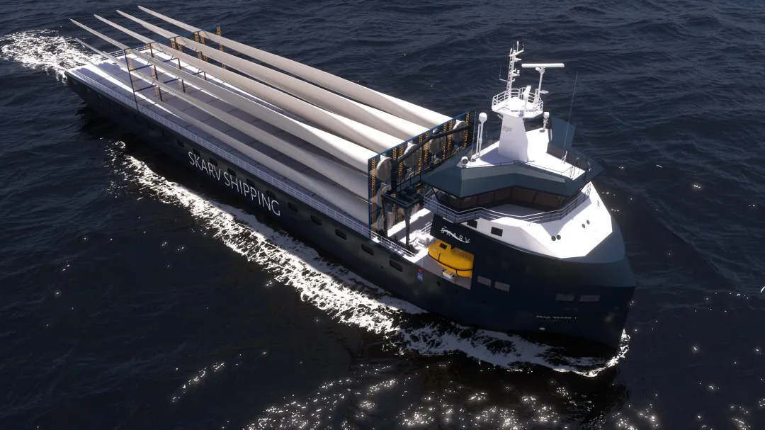 Skarv Shipping Solutions launches first vessel PEAK SKARV 1 at Huanghai Shipbuilding for sustainable cargo operations