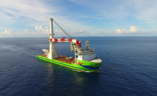 DEME offshore installation vessel Green Jade to be deployed at Formosa 4 wind farm in Taiwan