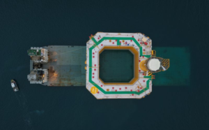 Eolmed floating wind turbines under construction in France