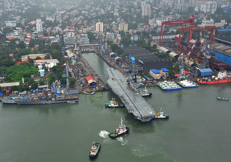 Undocking of INS VIRAANT