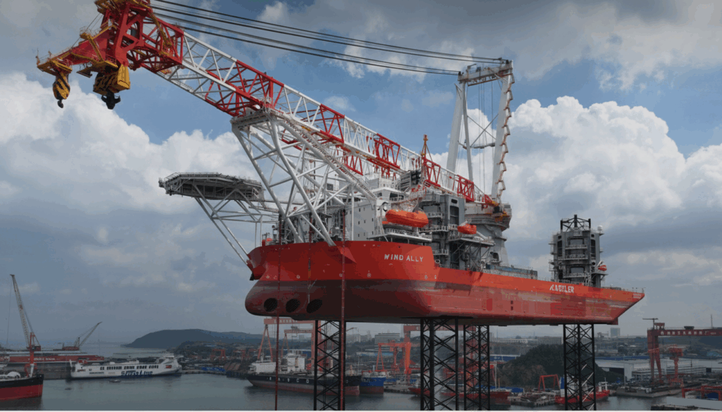 Cadeler’s Wind Ally, first A-class vessel for offshore wind projects