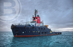 Boluda tug assisting vessel in port after Boskalis towage acquisition