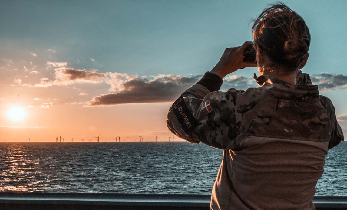 Danish coast guard vessel inspecting an oil tanker near Skagen Red as part of shadow fleet crackdown