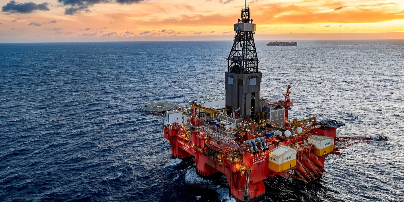 Northern Ocean Deepsea Bollsta offshore rig operating at Johan Sverdrup
