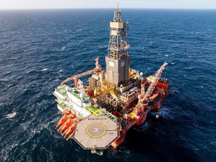 Odfjell Drilling Deepsea Bergen semi-submersible rig for Equinor 30/8-7 S North Sea wildcat