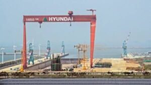 HD Hyundai Heavy Industries Gunsan shipyard in South Korea