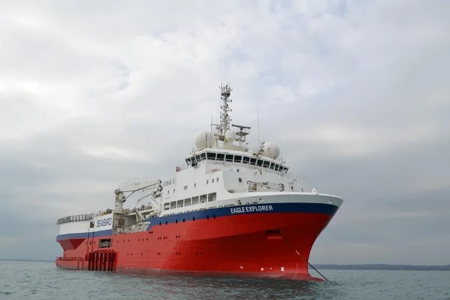 Eagle Explorer assigned to a 2D seismic survey offshore India for SeaBird Exploration