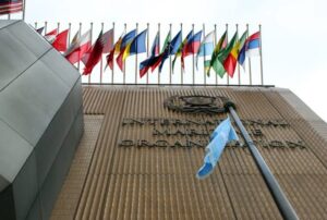 IMO Council session in London discussing maritime security, Strait of Hormuz risks and piracy