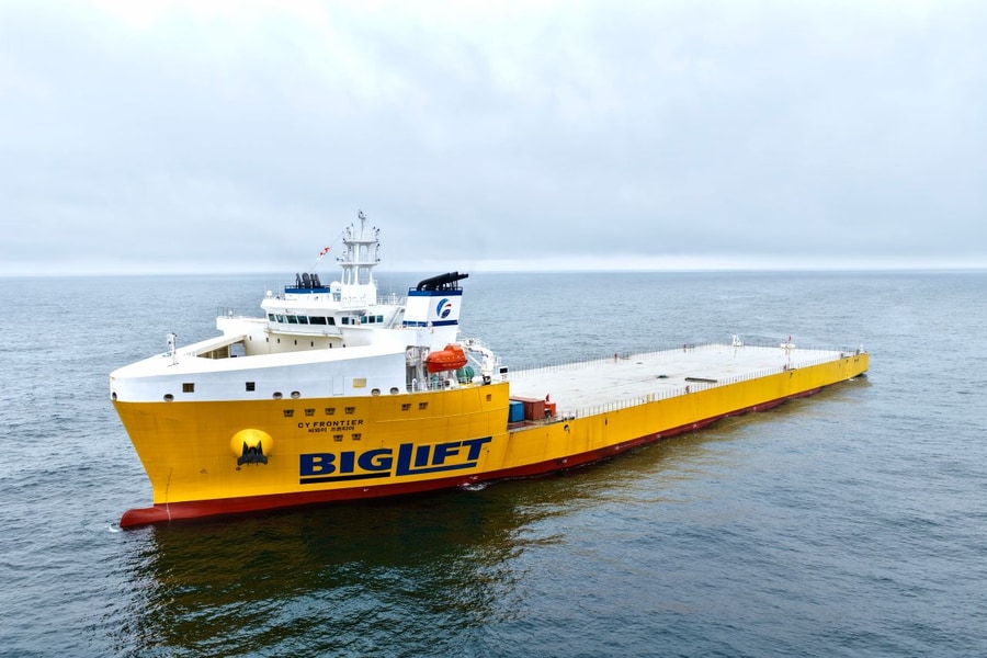 CY Frontier BC-Class Heavy Transport Vessel christened by CY Shipping and BigLift Shipping