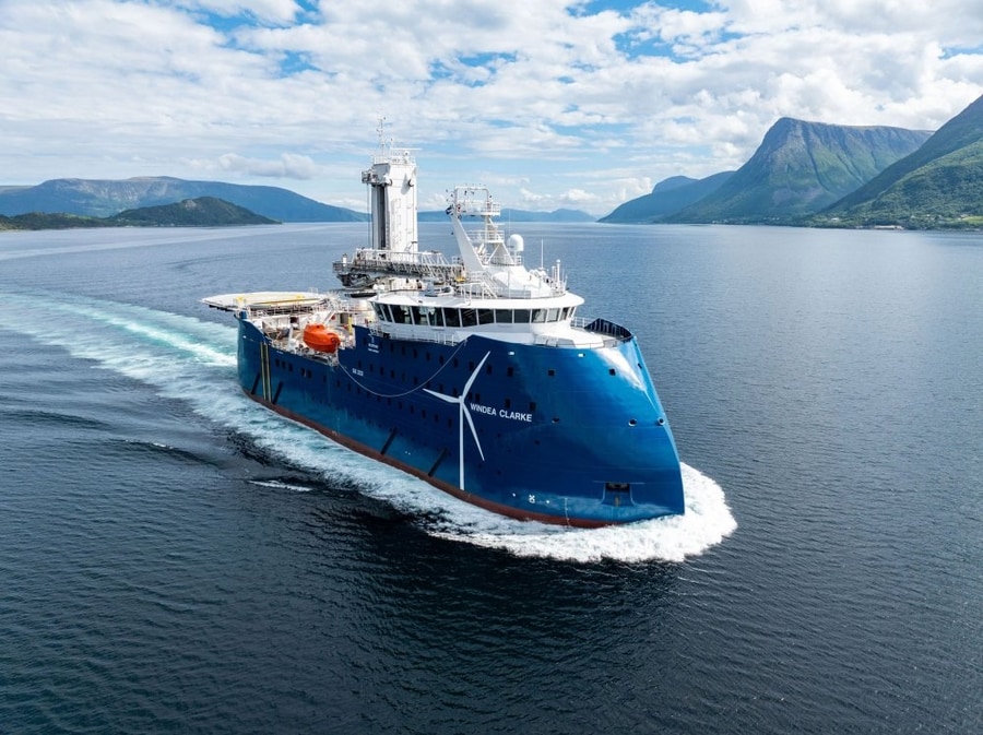 Bernhard Schulte Offshore Windea Clarke CSOV delivered by Ulstein Verft