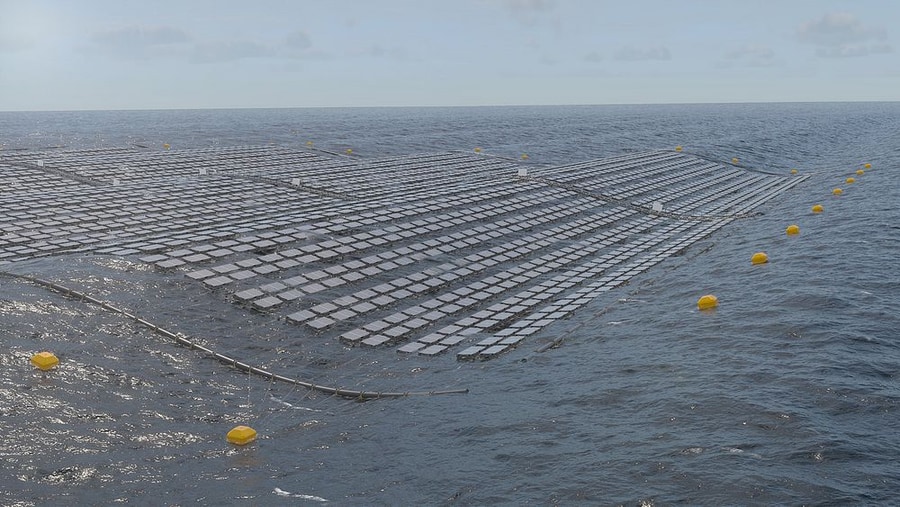 Fred. Olsen 1848 BRIZO floating solar technology verified by DNV