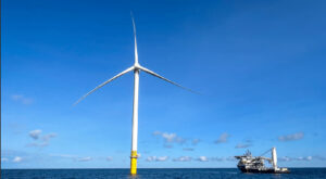 Revolution Wind offshore turbine installation by Ørsted